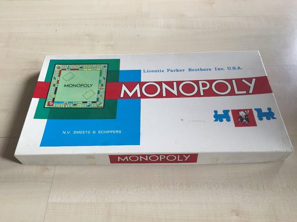 Monopoly 1961 Nr 602 Zeldzaam, Vijf spelers of meer, Ophalen of Verzenden, Zo goed als nieuw, Parker
