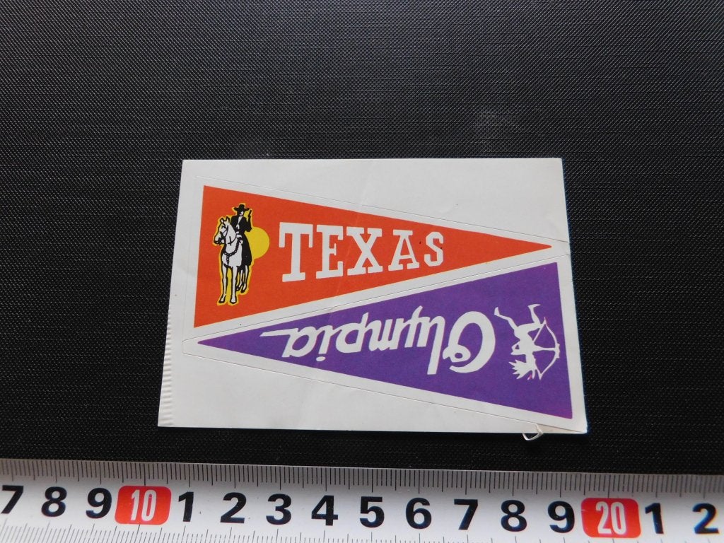 sticker set vaantje texas / olympia, Ophalen, Zo goed als nieuw