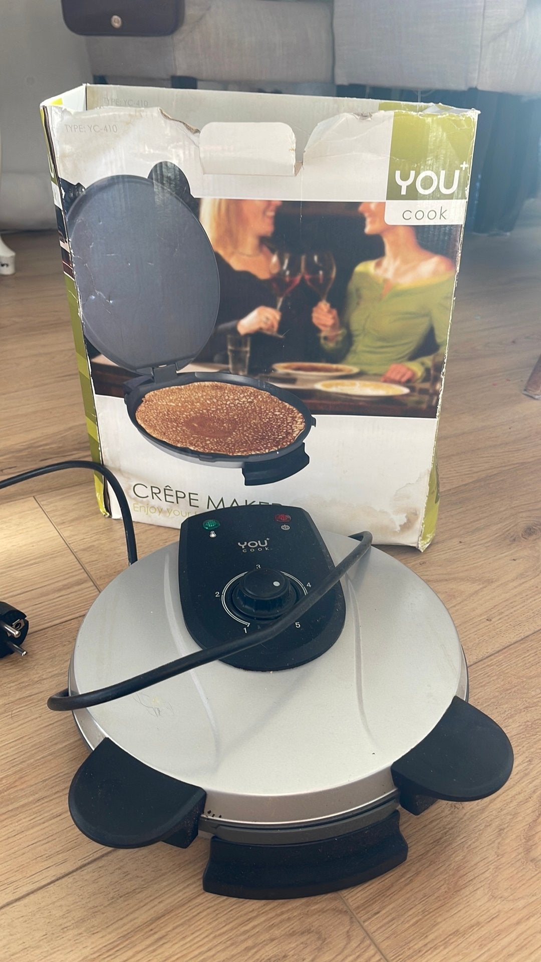 Crepe maker, Ophalen, Zo goed als nieuw, 4 t/m 7 personen