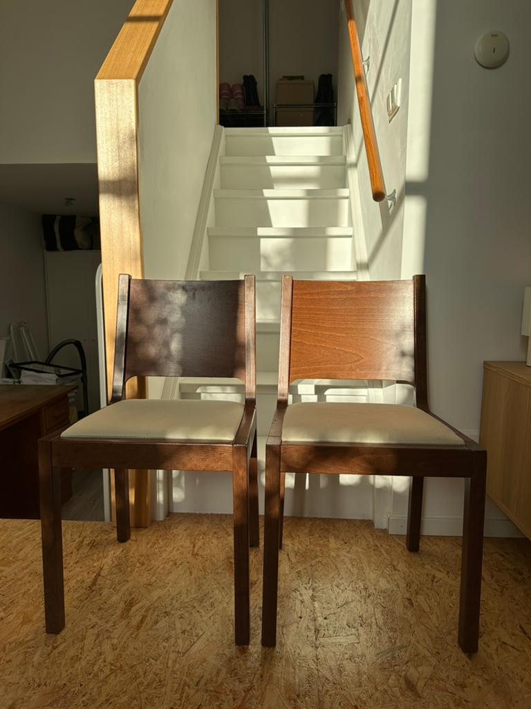 Vintage stoelen, Huis en Inrichting, Ophalen, Gebruikt, Bruin