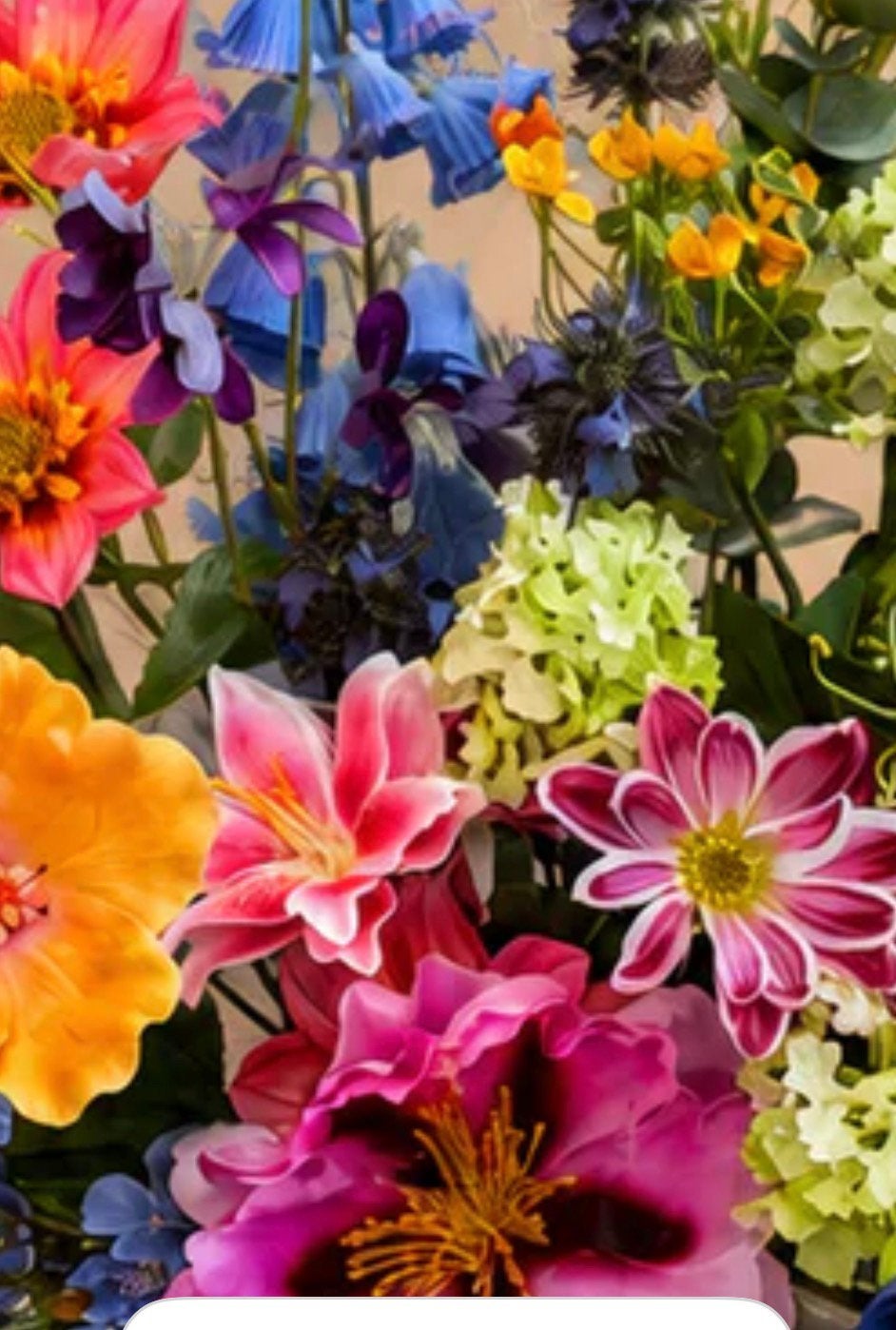 11 bananendozen kunstbloemen, Ophalen