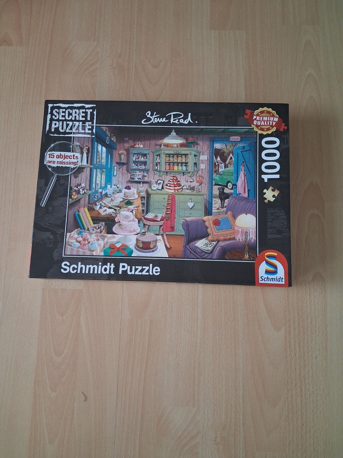 Schmidt Secret Puzzle 1000 stukjes - Steve Read, Ophalen of Verzenden, 500 t/m 1500 stukjes, Zo goed als nieuw, Legpuzzel
