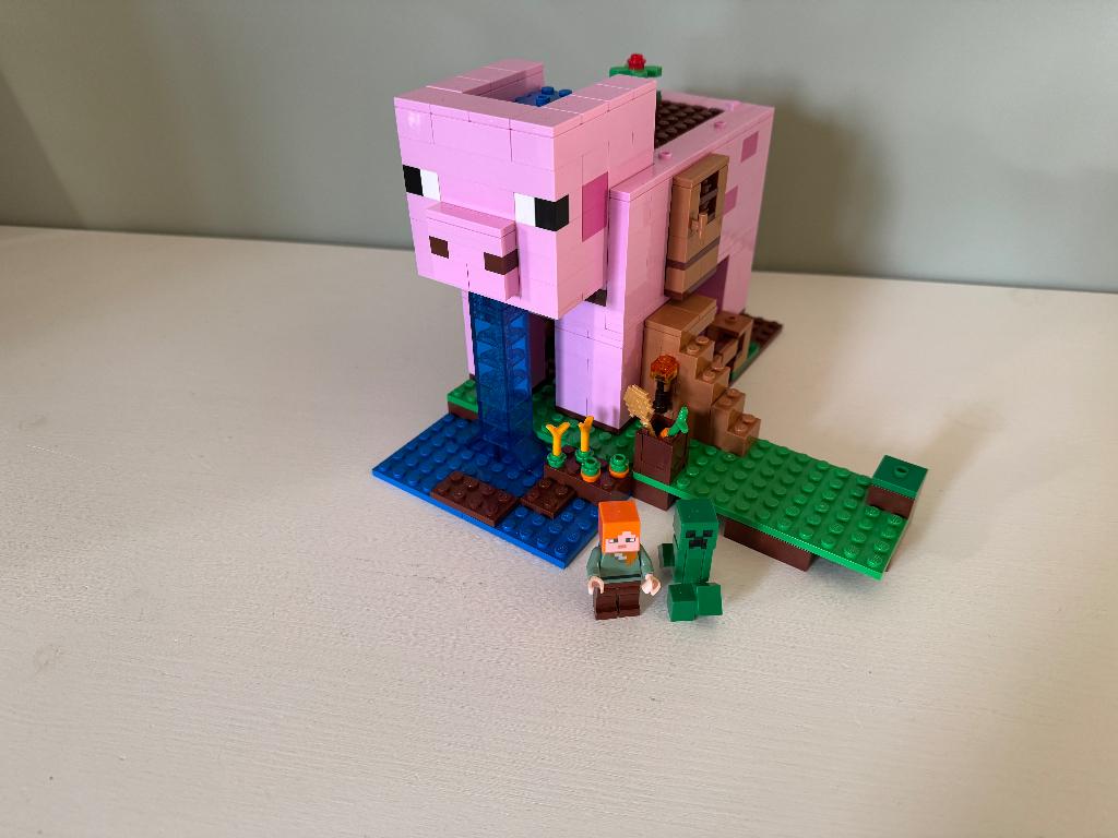 LEGO Minecraft Het Varkenshuis 21170, Ophalen of Verzenden, Gebruikt, Complete set, Lego
