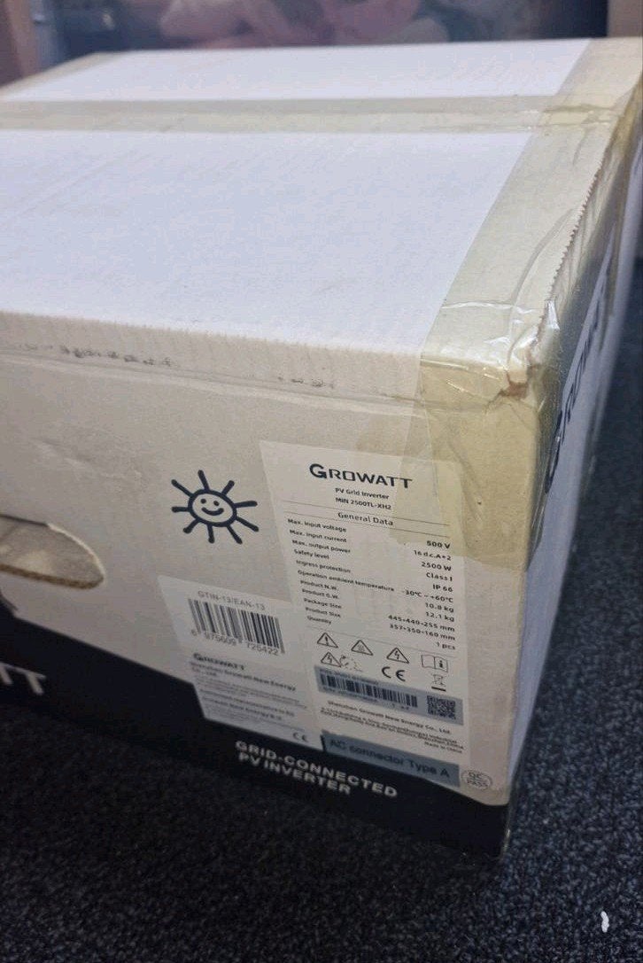 Growatt MIN-TL-XH 2 Hybride Omvormer, Ophalen of Verzenden, Nieuw, Overige typen