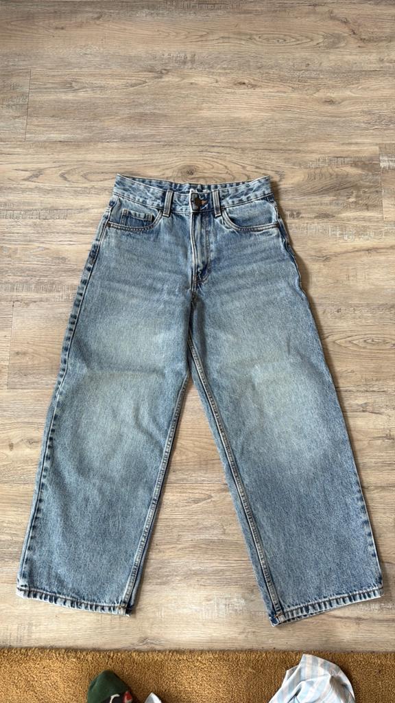 Spijkerbroek baggy c en a 152, Kinderen en Baby's, Kinderkleding | Maat 152, Ophalen, Zo goed als nieuw, Meisje, Broek