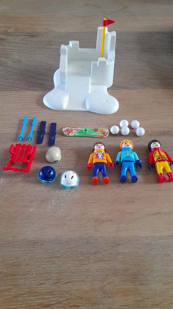 Playmobil wintersport set - niet compleet, Ophalen of Verzenden, Gebruikt, Jongen of Meisje