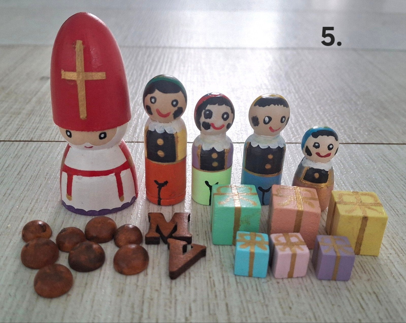Pegdolls Sint met pietjes en accessoires, Ophalen of Verzenden, Nieuw