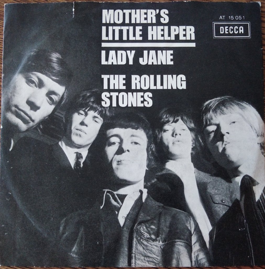 4 VINYL SINGLES  -  1 EP  -  ROLLING STONES, Gebruikt, Ophalen of Verzenden, EP, Pop
