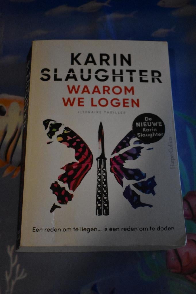boek van Karin Slaughter/waarom we logen, Ophalen of Verzenden, Zo goed als nieuw, Karin Slaughter