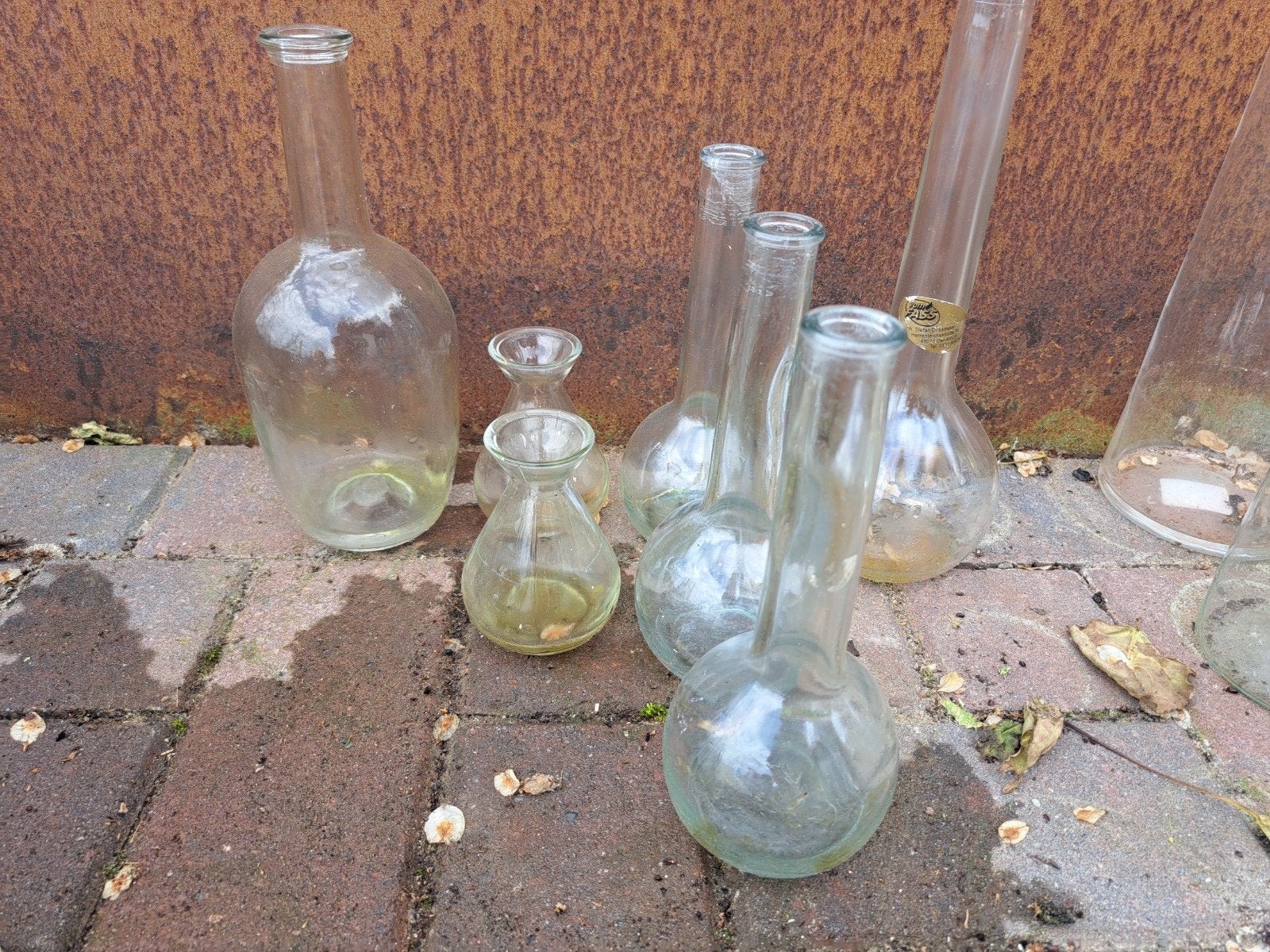 Glazen met een bolling, Antiek en Kunst, Antiek | Vazen, Ophalen of Verzenden