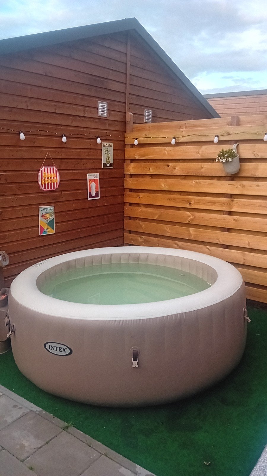 Intex Opblaasbare Jacuzzi -, Ophalen of Verzenden, Gebruikt, Pomp, Opblaasbaar