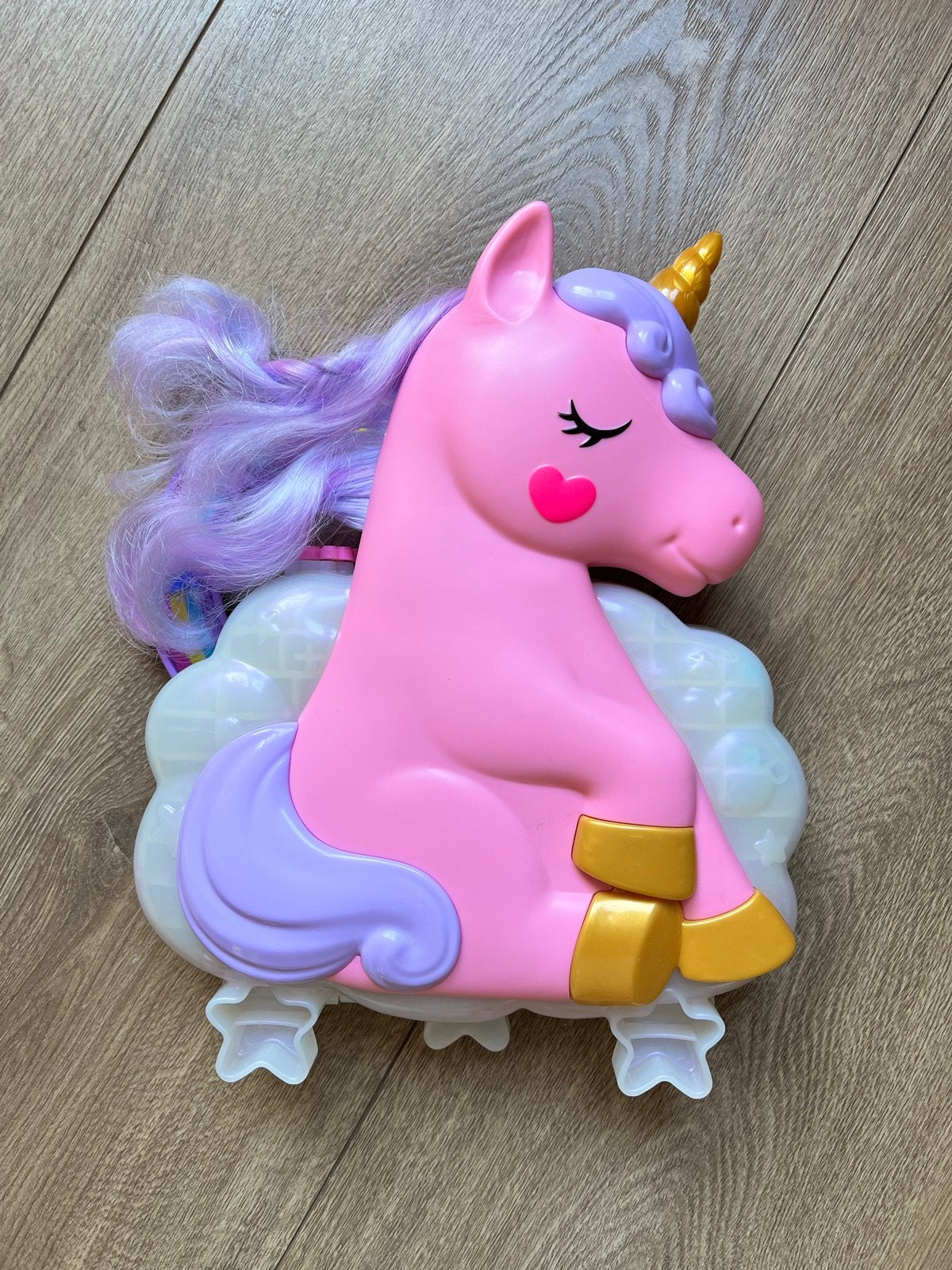 Polly Pocket Eenhoorn Speelset - Compleet en Netjes, Ophalen of Verzenden, Zo goed als nieuw, Meisje
