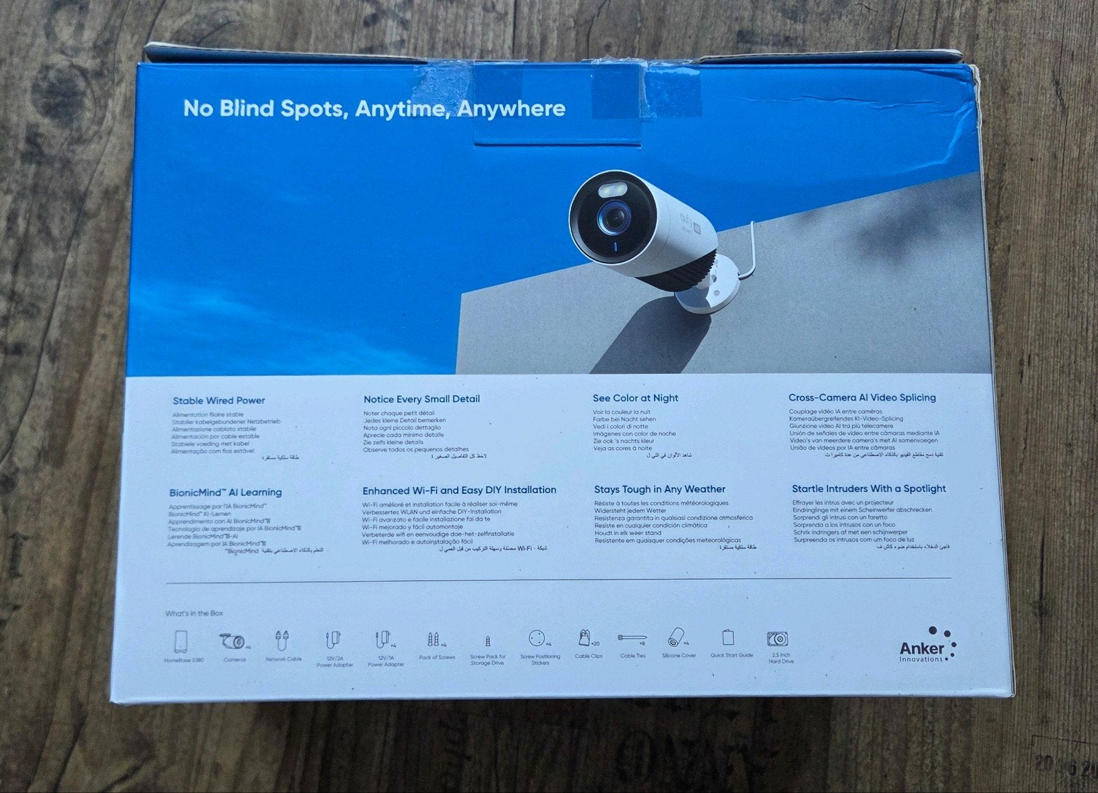 2x Eufy Security eufyCam E330 (Professional), Audio, Tv en Foto, Videobewaking, Ophalen of Verzenden, Nieuw, Buitencamera