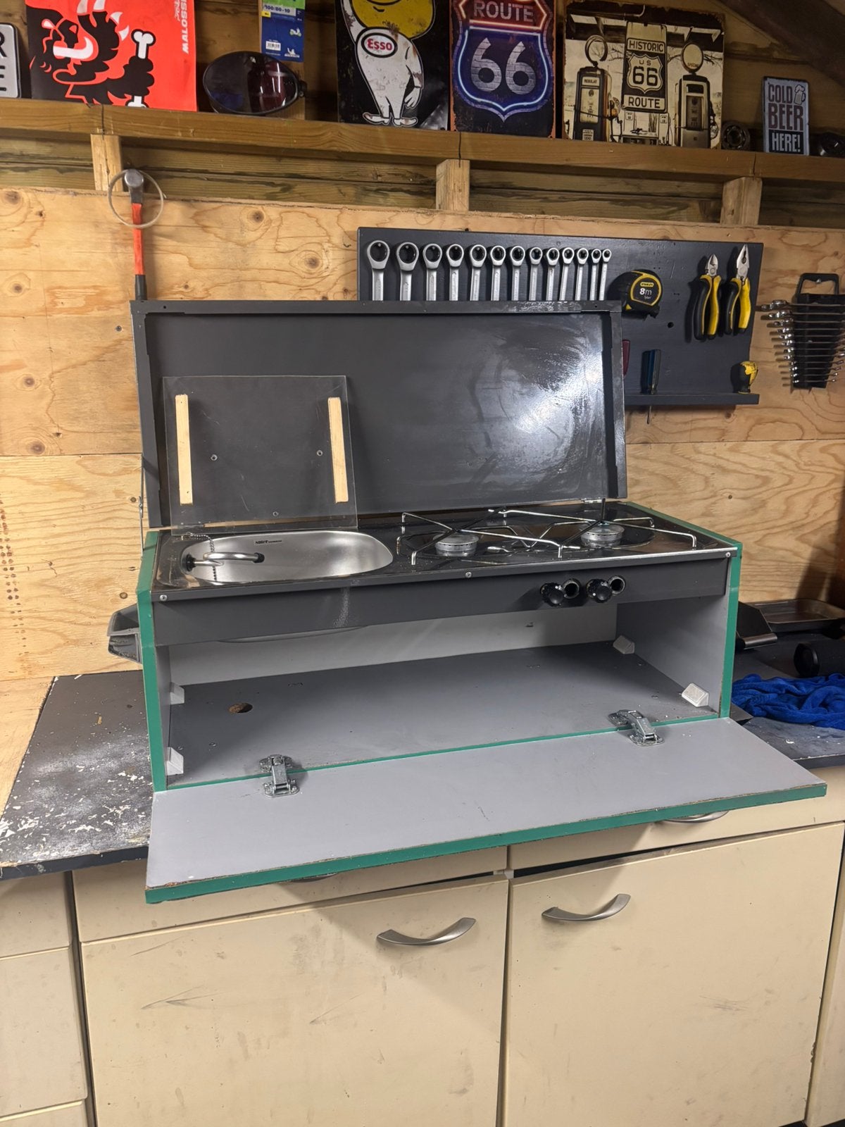 Camping gas vornuis, Caravans en Kamperen, Kampeeraccessoires, Ophalen, Gebruikt