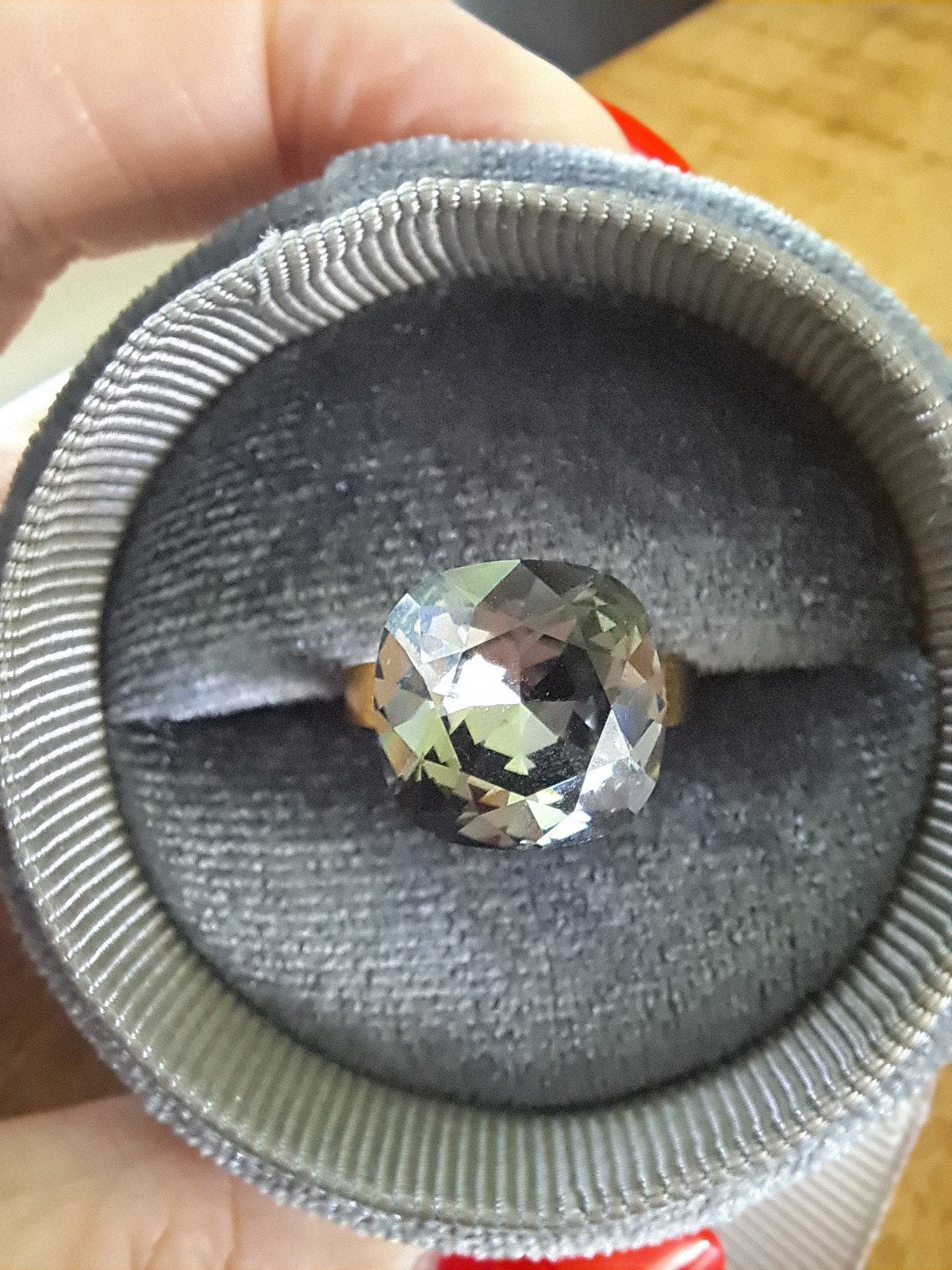 Prachtige ring van Bohm Paris, Met kristal, Overige materialen, Nieuw, Ophalen of Verzenden