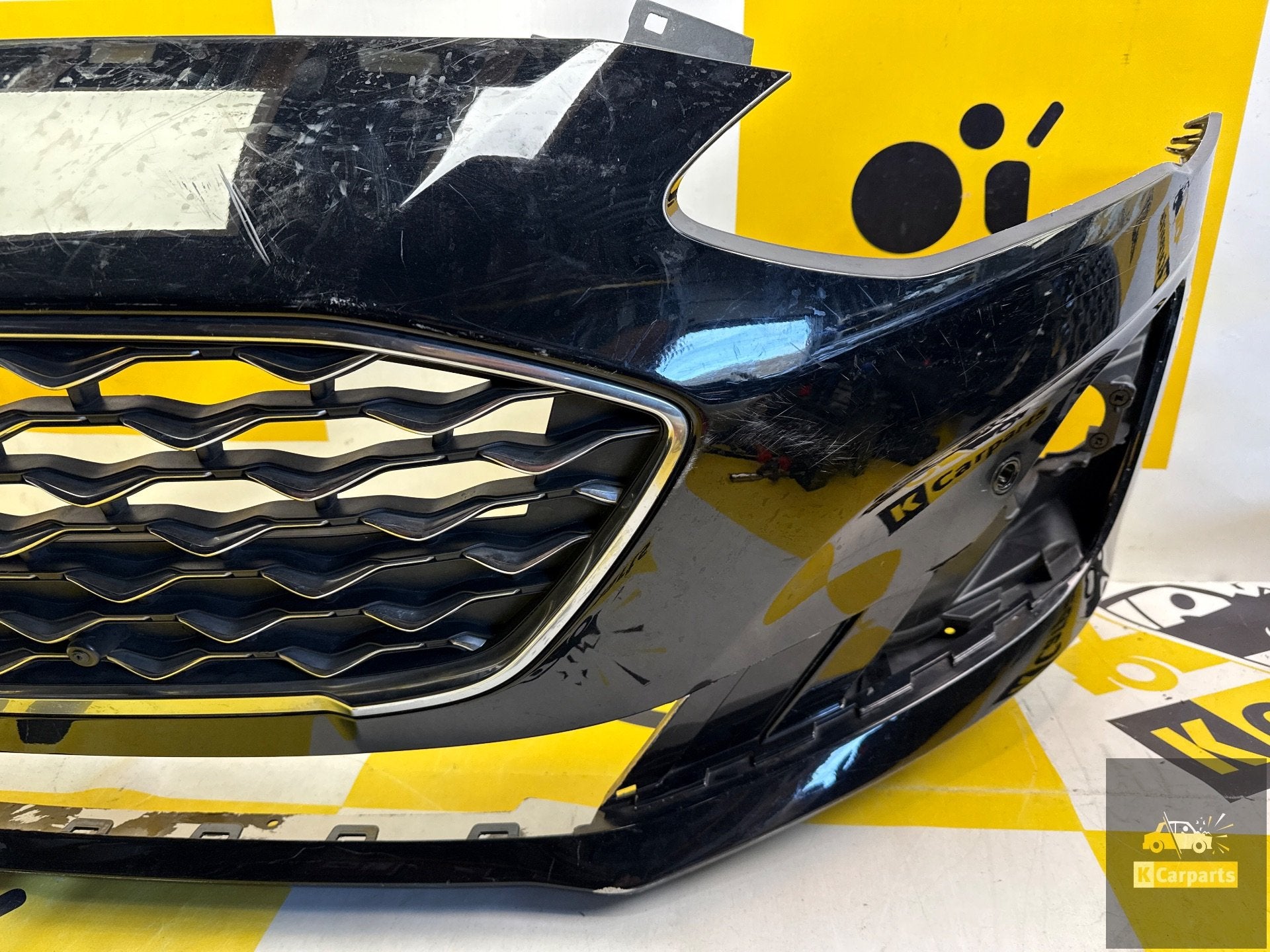 Voorbumper Ford Focus ST ORIGINEEL JX7B-17757-S, Gebruikt, Info@ford.com, Ophalen of Verzenden, Ford