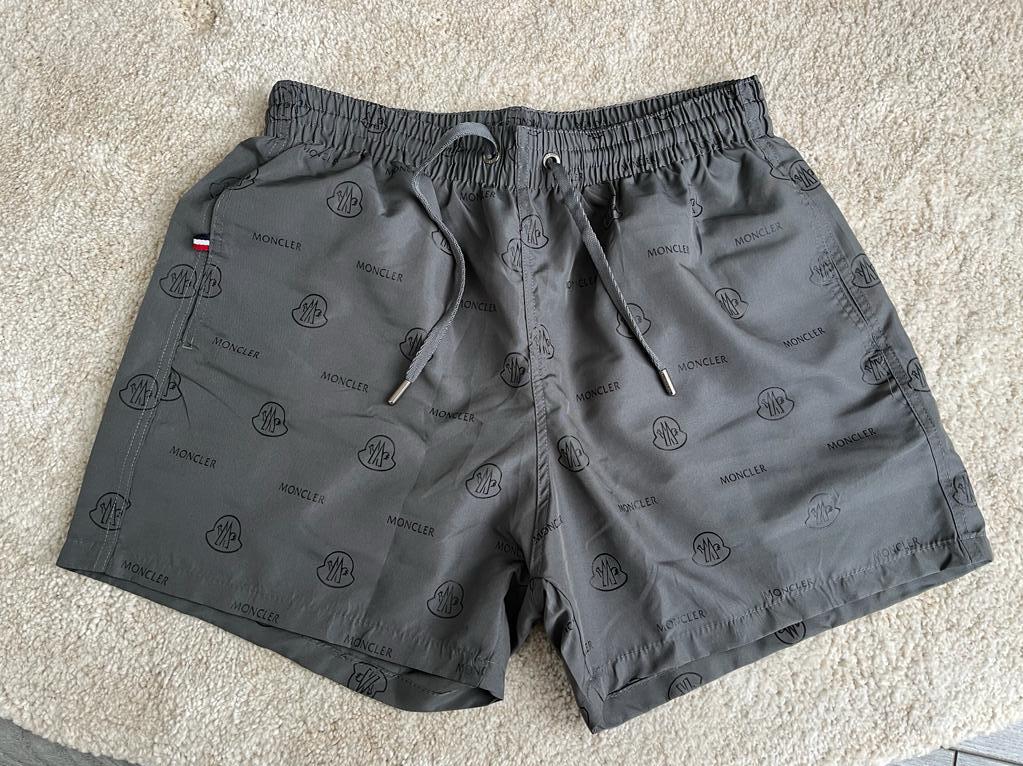 Moncler zwembroek maat M, Ophalen of Verzenden, Maat 48/50 (M), Grijs, Zwemshort
