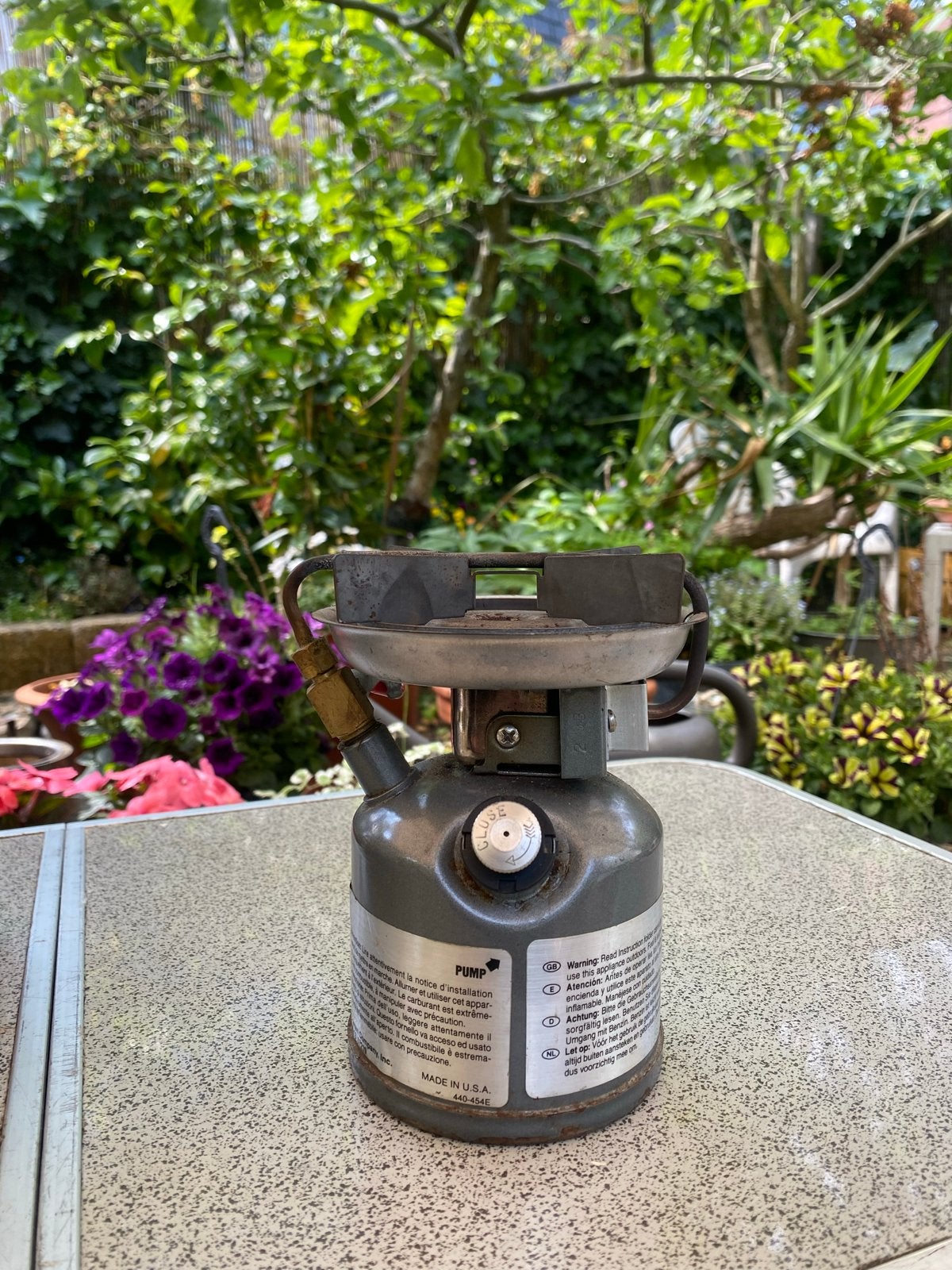 Coleman Compact Stove Model 440 - Benzine Campingbrander, Verzenden, Gebruikt
