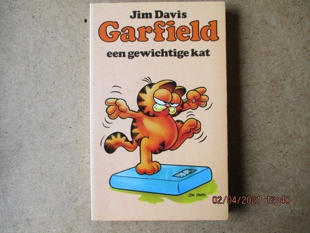 adv0648 garfield pocket 6, Eén stripboek, Ophalen, Gelezen