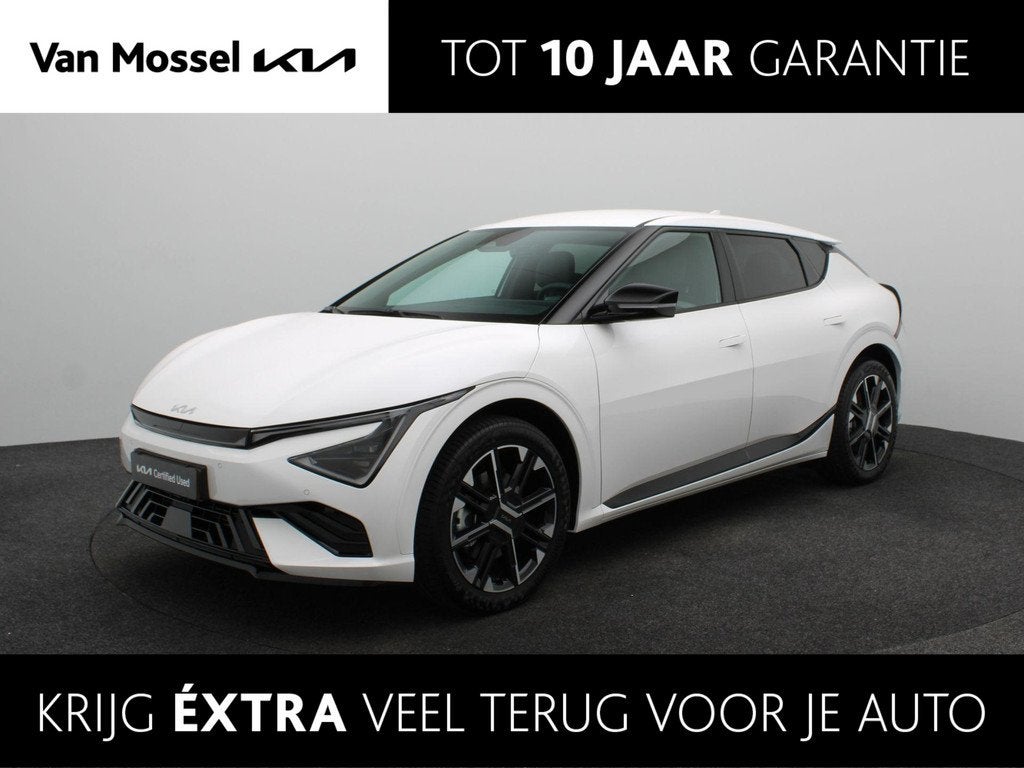 Kia EV6 GT-Line Business Edition 84 kWh | 20 inch | Memory S, Auto's, Kia, Achterwielaandrijving, Zwart, 1960 kg, Wit