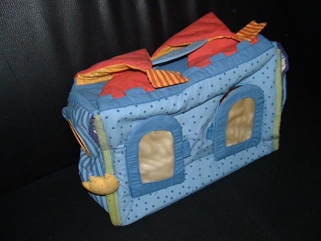 HABA KNUFFEL TAS KASTEEL KATOEN MET GESTREEPTE POO, Ophalen of Verzenden, Nieuw, Overige typen