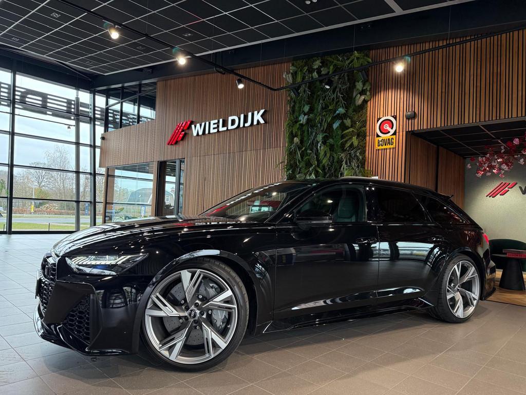 Audi RS 6 Avant 4.0 TFSI quattro Keramisch Pano Dynamic + Ca, Automaat, Gebruikt, 600 pk, Leder