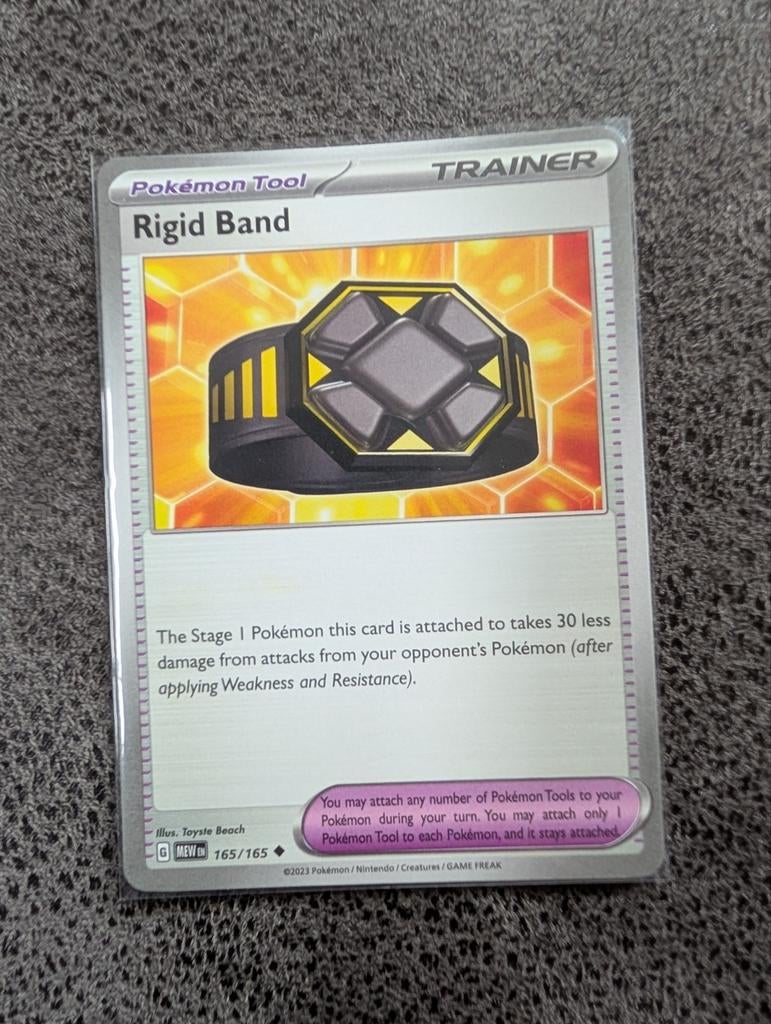 Pokemon Rigid Band - Mew 151, Ophalen of Verzenden, Zo goed als nieuw, Losse kaart