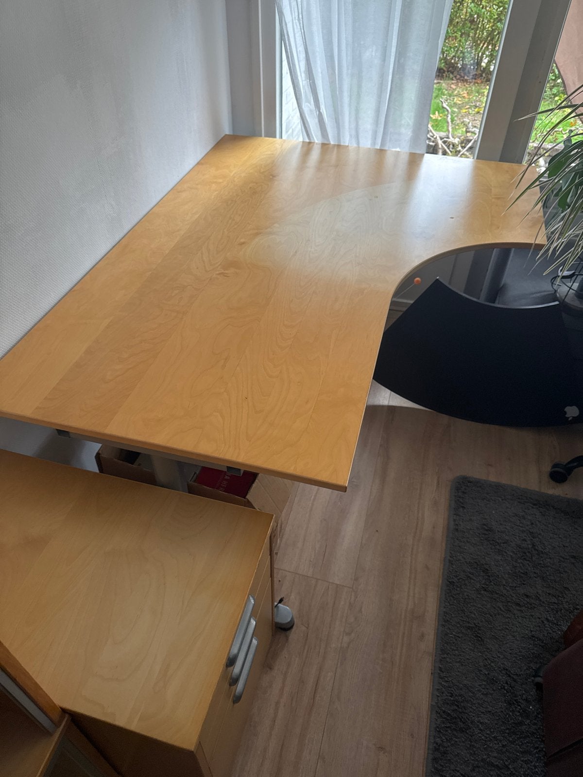 IKEA Galant bureau met uitbreidingsdelen, Ophalen, Gebruikt, Hout, IKEA