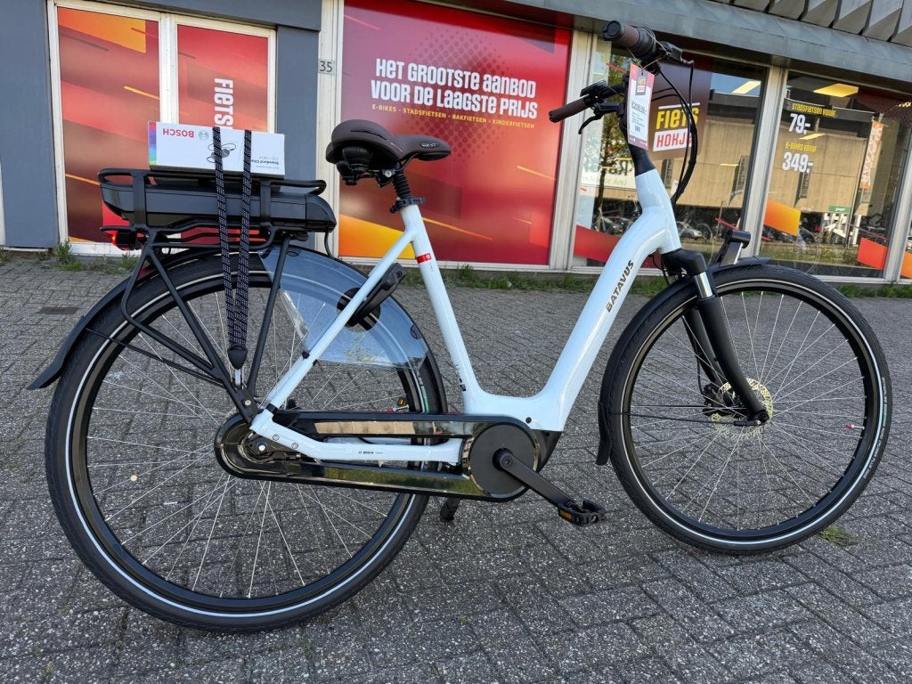 Fietshokje Hoofddorp: Batavus Finez elektrische damesfiets, Fietsen en Brommers, Niet ingevuld, Nieuw, Ophalen of Verzenden, 50 km per accu of meer