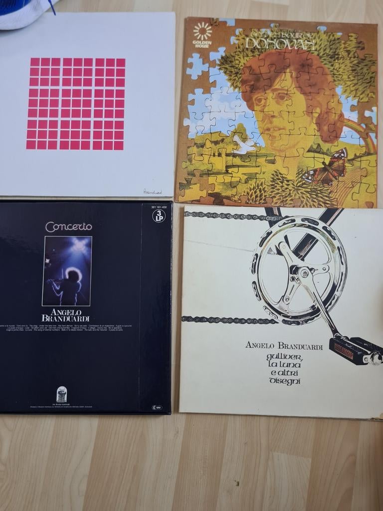 Angelo Branduardi LP's en Donovan LP, Ophalen, Gebruikt, 12 inch