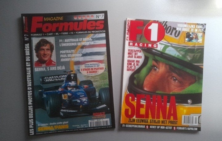 2x Tijdschriften Ayrton Senna, Ophalen of Verzenden, Auto's