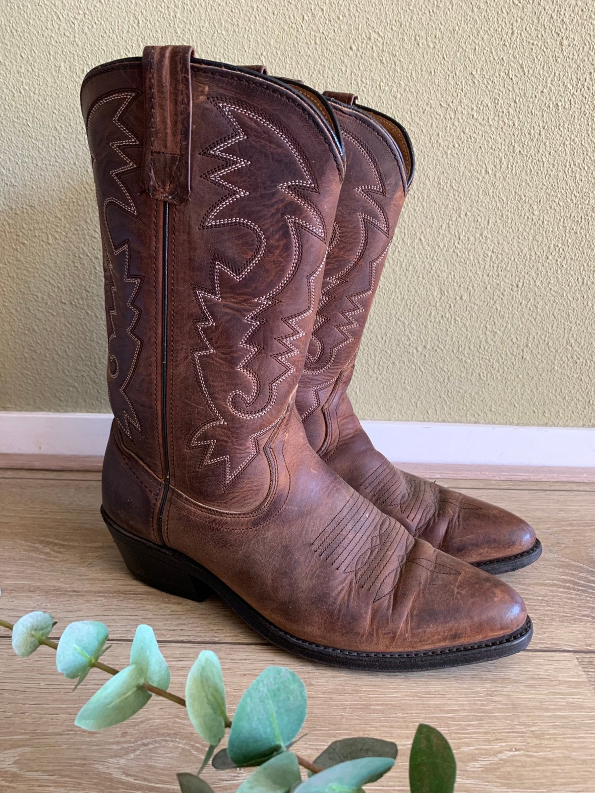 Justin Boots cowboylaarzen 42 western boots bohemian laarzen, Hoge laarzen, -, Ophalen of Verzenden, Zo goed als nieuw