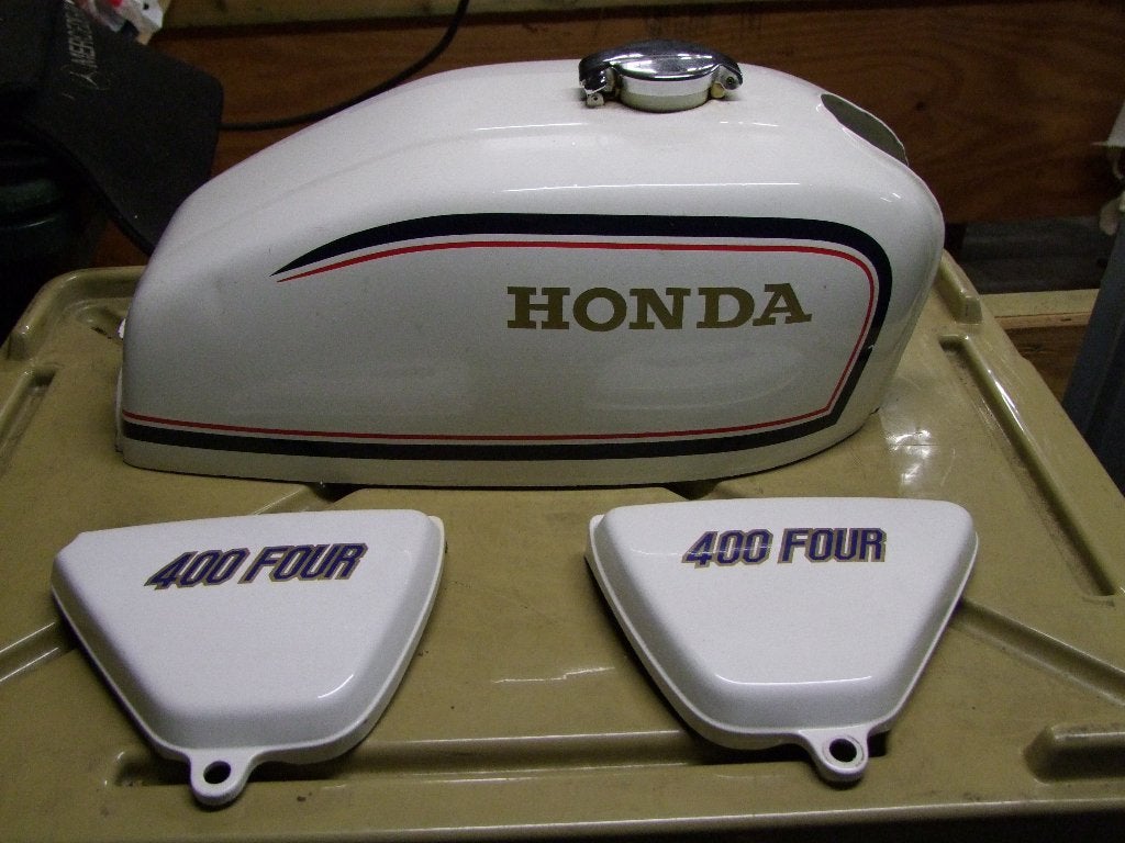 Honda CB onderdelen w.o. Honda CB 400 four lakset, tellers, Ophalen of Verzenden
