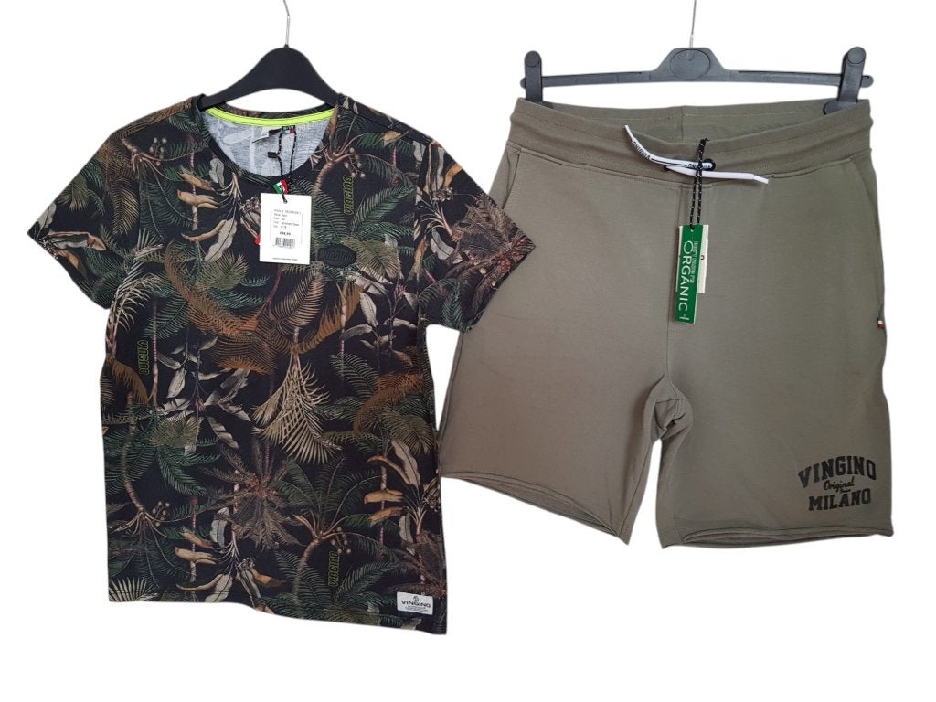 Gave -NIEUWE- VINGINO sweatshort army green maat 16/176., Broek, Verzenden, Nieuw, Vingino