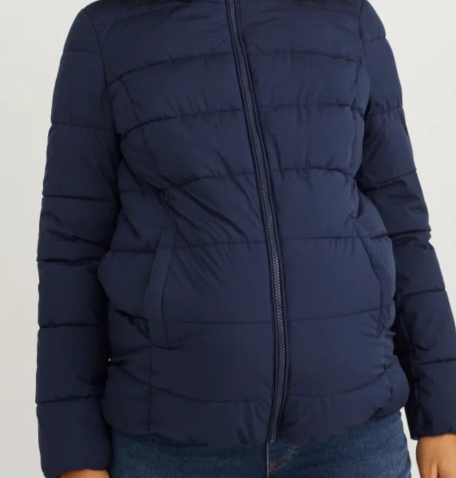 C&A Mama Zwangerschapsjas - blauw, Kleding | Dames, Positiekleding, Maat 38/40 (M), Overige typen, Blauw, Ophalen of Verzenden