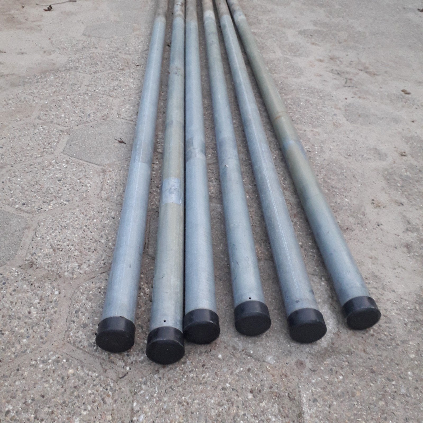 Gegalvaniseerde palen  8 stuks, Ophalen, Gebruikt, 250 cm of meer, Palen