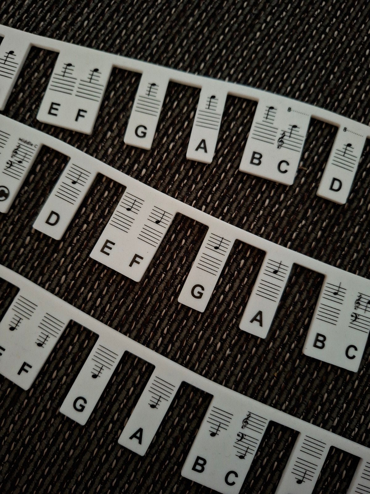 Toetsenwijzer / Removable Piano Keyboard Note Labels, Ophalen of Verzenden, Zo goed als nieuw, 88 toetsen, Overige merken
