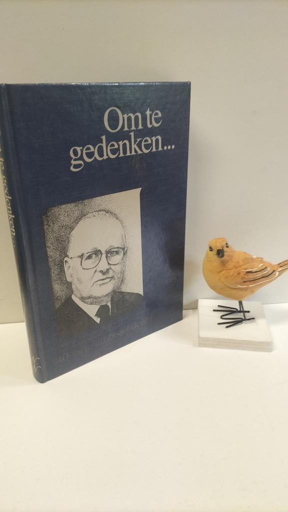 Mallan, Ds. F.; Om te gedenken (40 jarig ambtsjubileum), Ophalen of Verzenden, Gelezen, Christendom | Protestants