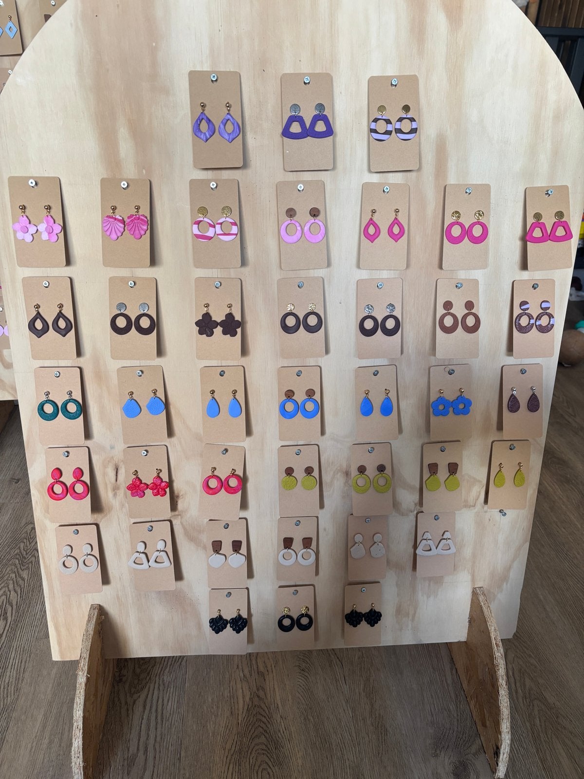 Handgemaakte  oorbellen van polymeerklei, Overige materialen, Hangers, Overige kleuren, Nieuw
