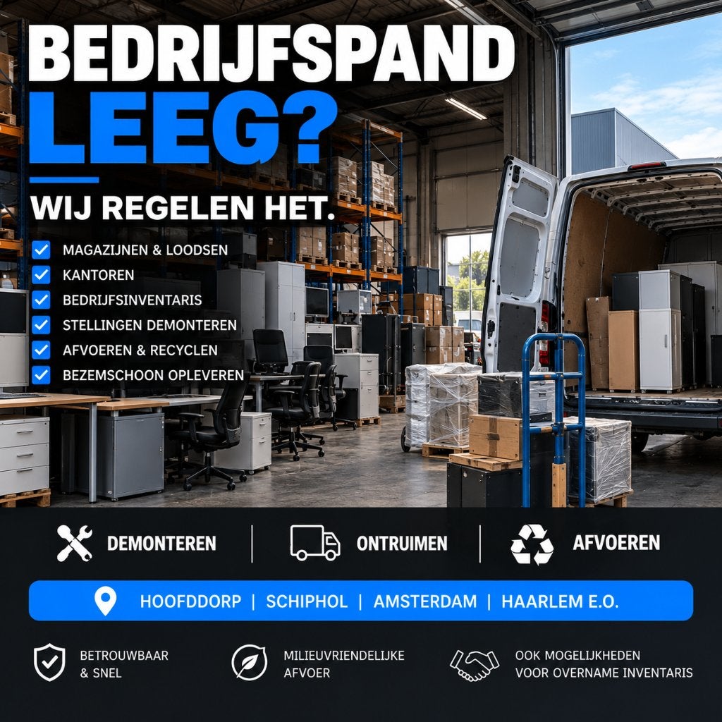 Bedrijfspand, Loods of Magazijn Leegmaken?, Ophalen