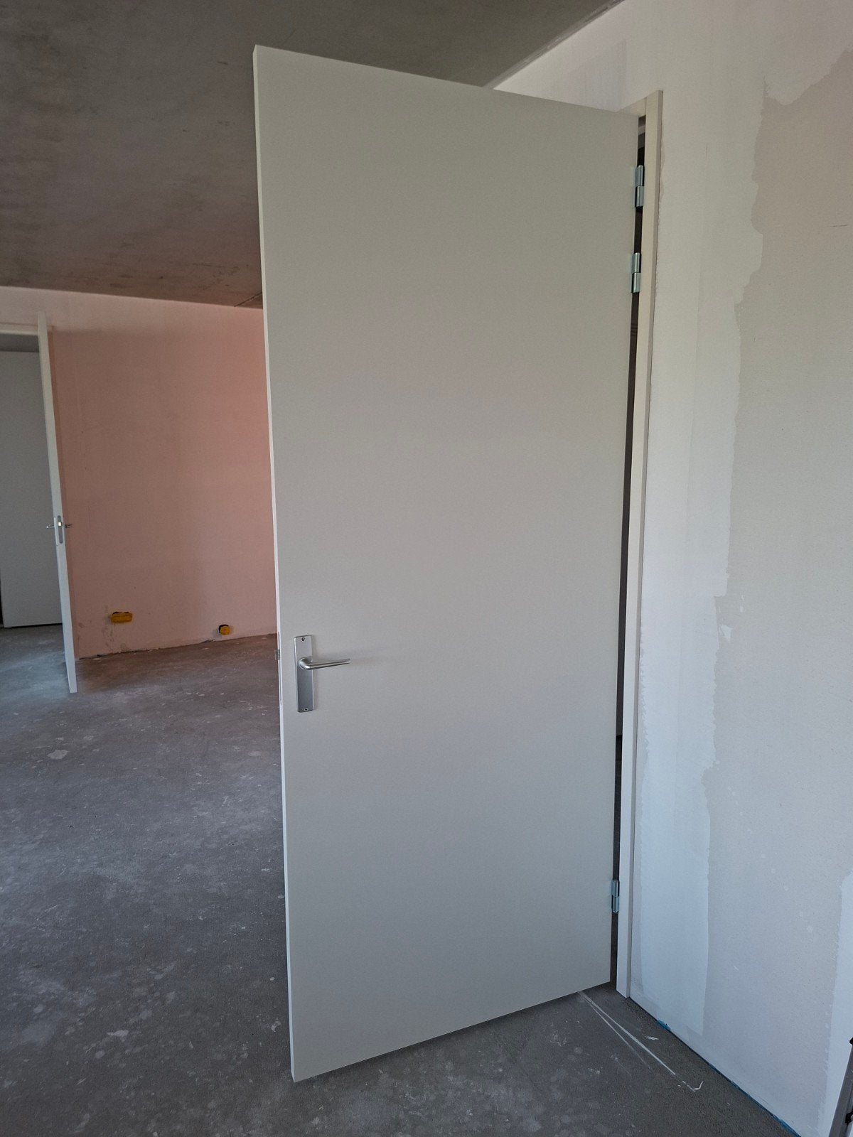 2 nieuwe stompe deuren incl beslag. 231.5x 92.5, Ophalen, Nieuw, Binnendeur, 215 cm of meer