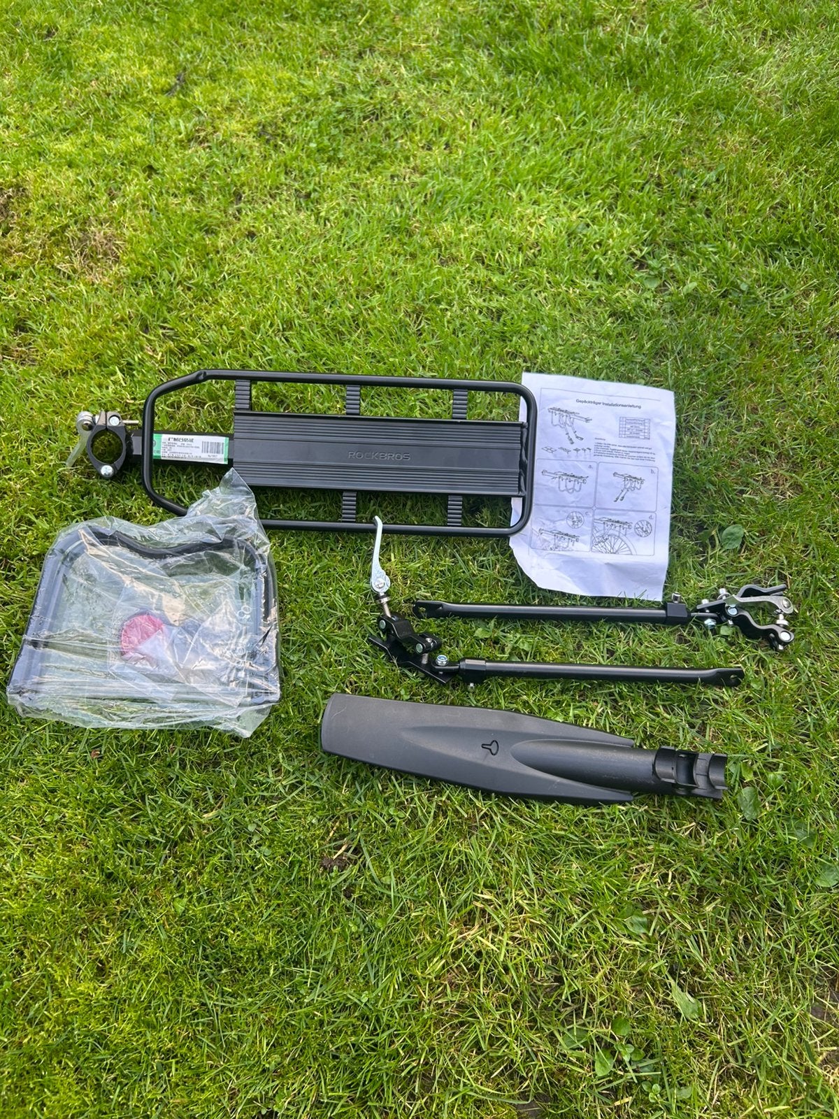 Rockbros bagagedrager– incl. spatbord NIEUW, Fietsen en Brommers, Ophalen of Verzenden, Nieuw