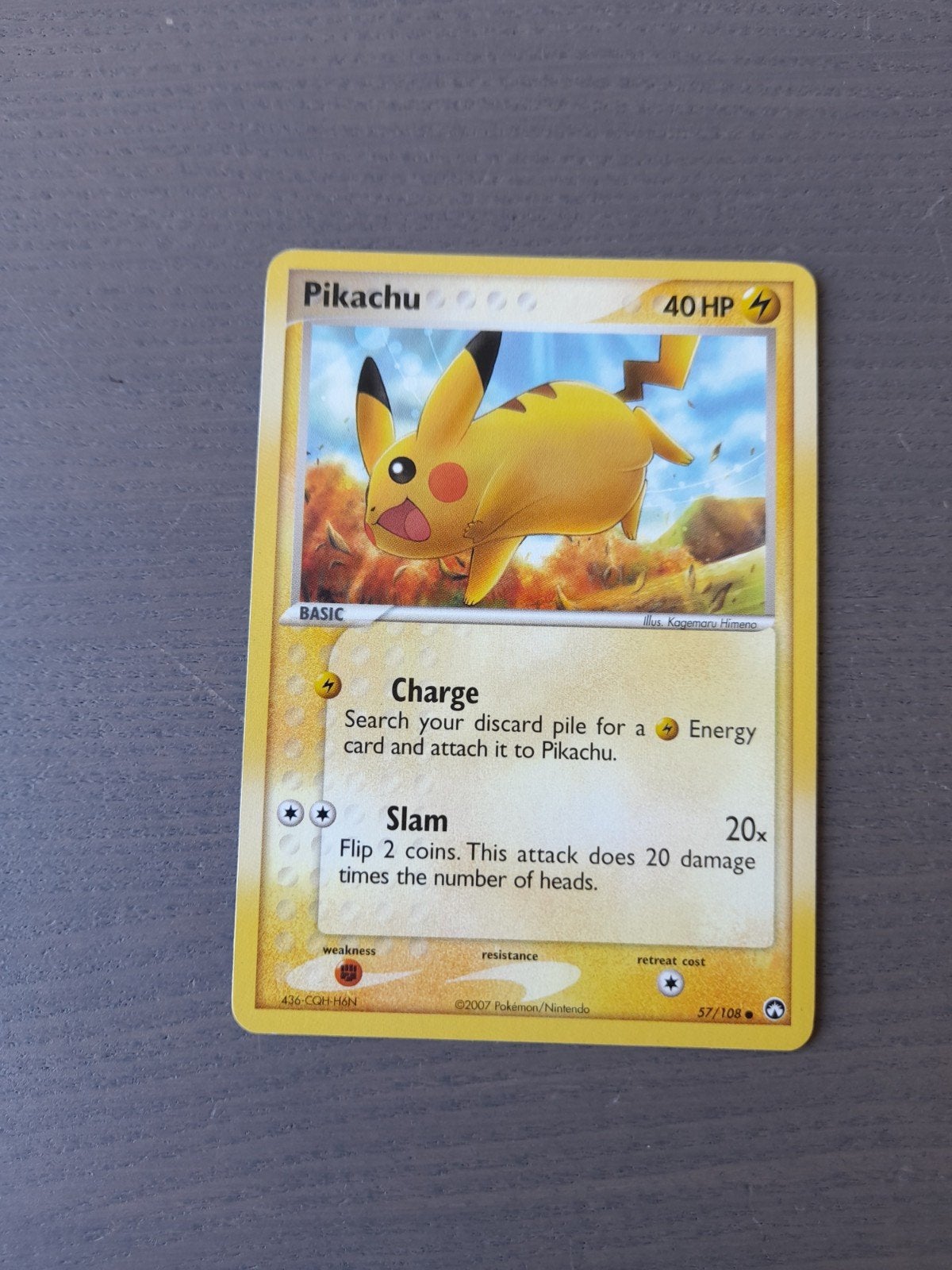 Power keepers 57/108 pikachu, Ophalen of Verzenden, Gebruikt, Losse kaart