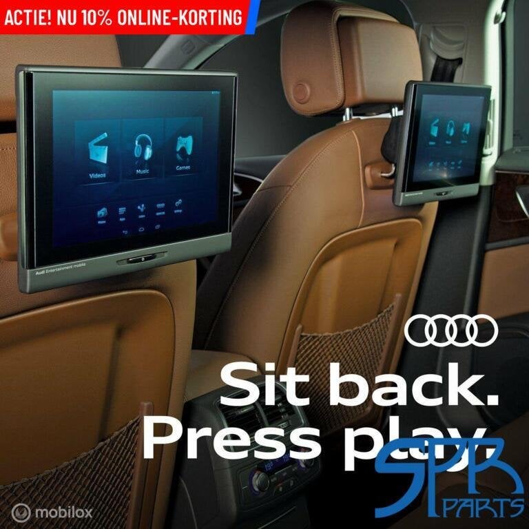 AUDI TV SCHERM SET 2X 10.1 INCH TABLET Houder ENTERTAINMENT, Audi, Nieuw, Audi, Ophalen of Verzenden