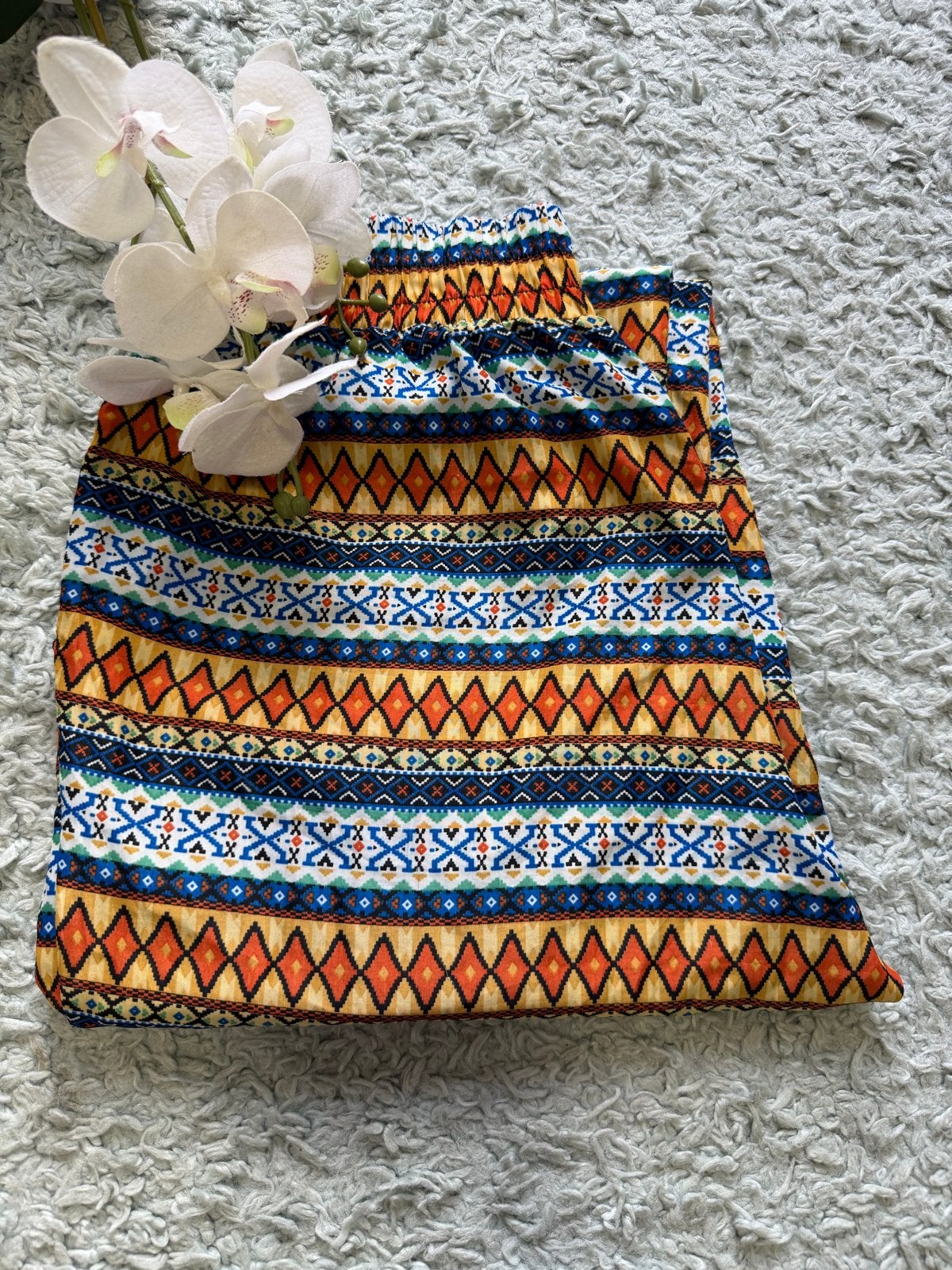 Kleurrijke boho Hippie broek met Etnische print, M/L, Kleding | Dames, Maat 38/40 (M), Meerkleurig, Ophalen of Verzenden, Zo goed als nieuw