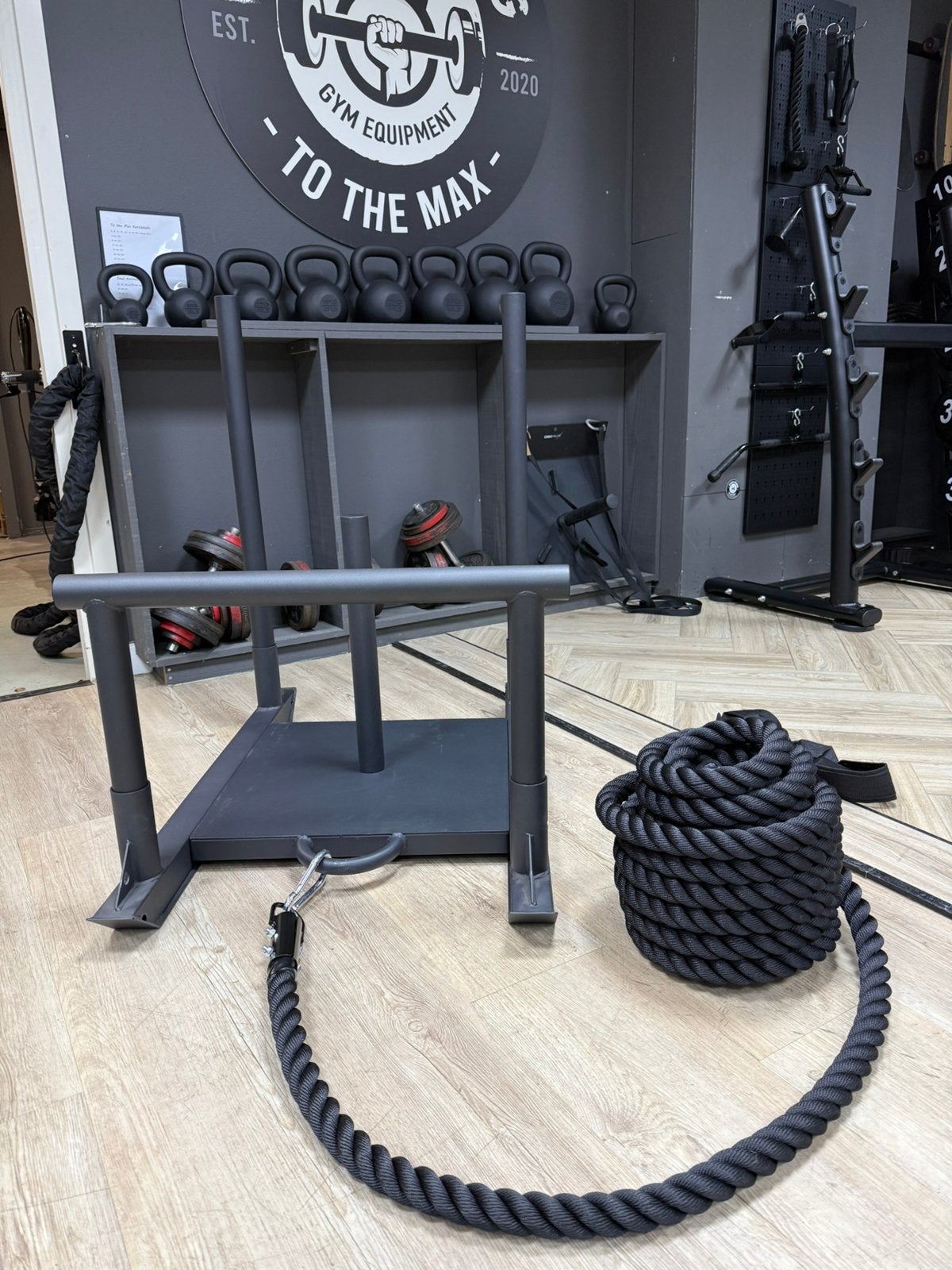 To the Max Power sled! Fitness/Hyrox slee, Battle rope, Nieuw, Ophalen of Verzenden, .