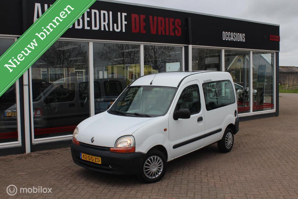 Renault Kangoo combi 1.4 RT Pampa Rolstoel Opendak NAP, Auto's, Open dak, 4 cilinders, Wit, Origineel Nederlands
