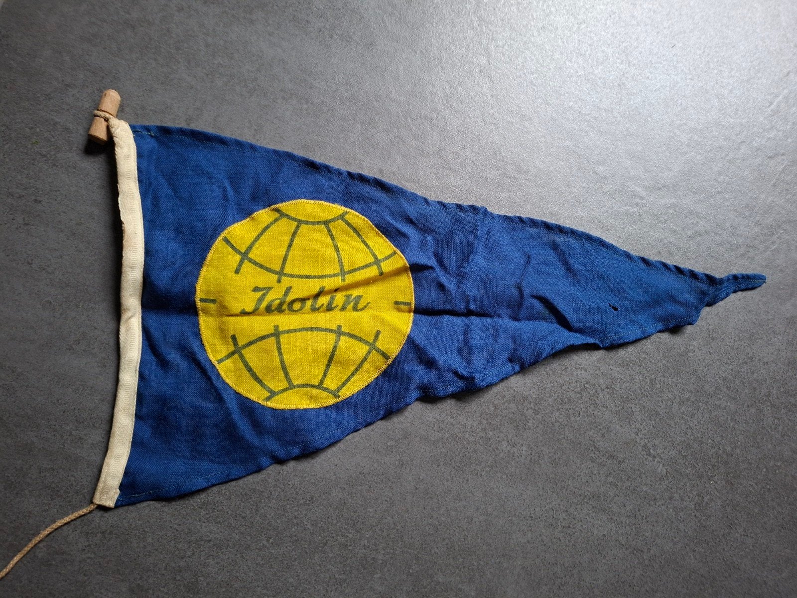 scheepvaart vlag idolin, Ophalen of Verzenden, Zo goed als nieuw, Reclamebord