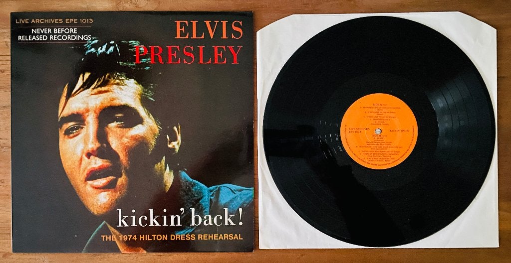 Elvis Presley - Kickin' Back! - Import LP - 1988 (MINT), Zo goed als nieuw, 12 inch, LP, Beschermende buitenhoes