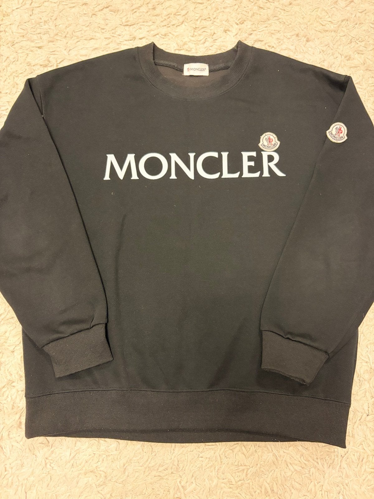 Moncler sweater zwart - Zo goed als nieuw, Kleding | Heren, Ophalen of Verzenden, Zo goed als nieuw, Overige maten, Zwart